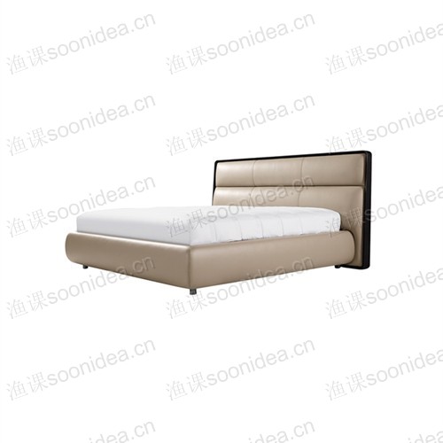 Big Size Master Bed with Wooden Frame