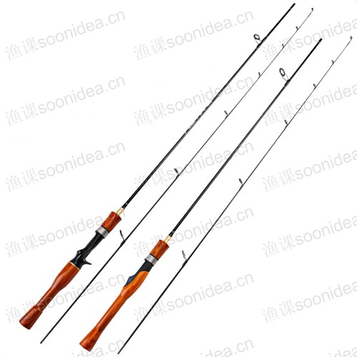 1.68M 1.8M 1.98M 2 Sections SpinningUL Power Ultralight Carbon Spinning Casting Rods