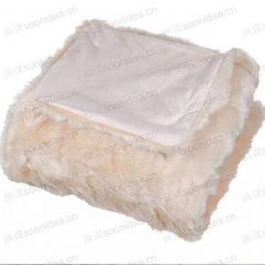 Luxury Long Haired Faux Fur Throw Blanket