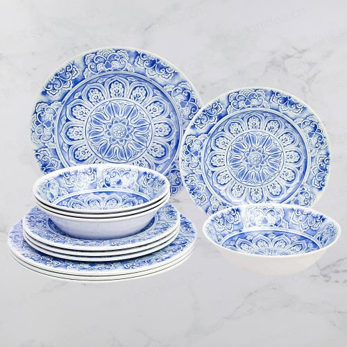 Ceramic dining plates 