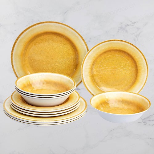 Ceramic dining plates