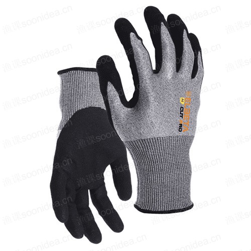 Various types of anti cutting gloves