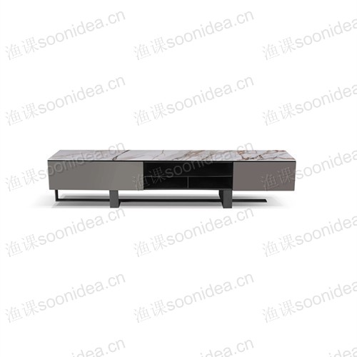 Modern Long TV Stands with Sintered Stone
