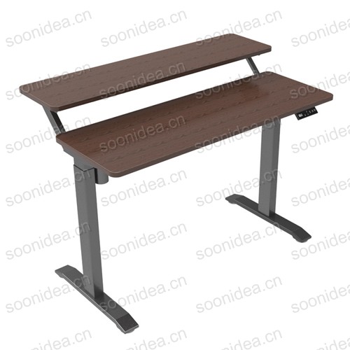 HY-D07A Dual Motor Adjustable Height Electric Standing Desk