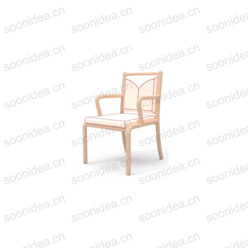 HY-827 Modern Fabric Backrest Wooden Chair