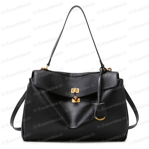 Single zipper crossbody bag