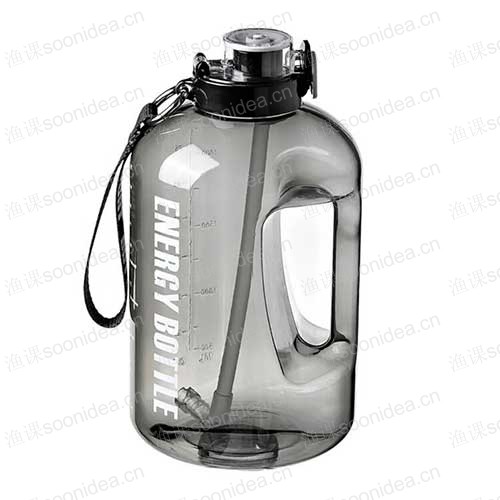 Food grade large capacity portable fitness water bottle