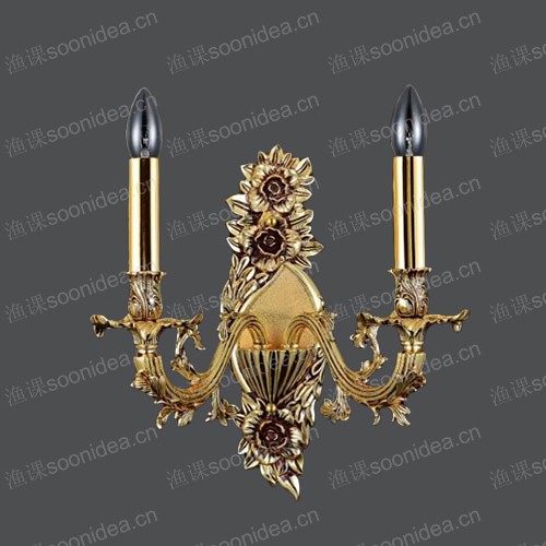 Art and design wall lamp