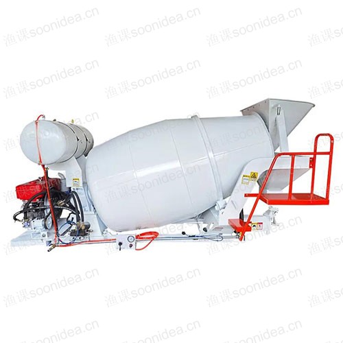 Mobile concrete mixer