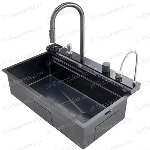 Kitchen and household large single trough