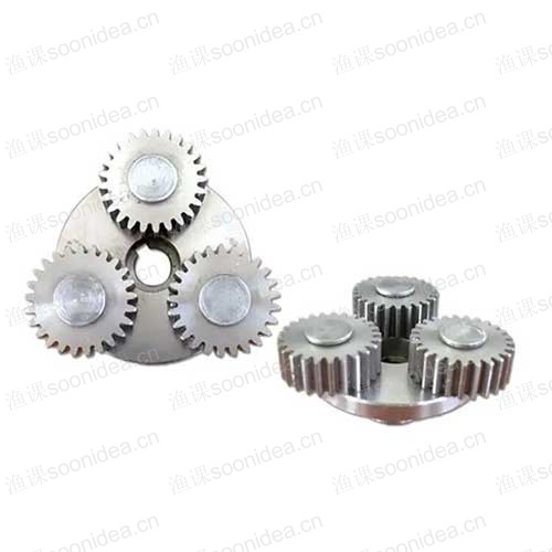 Circular gear main transmission planetary gear