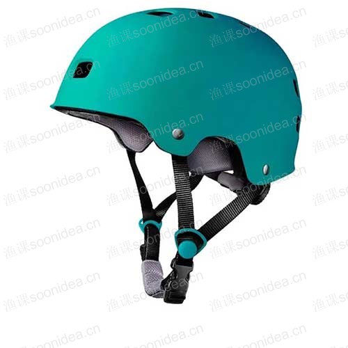 Adjustable skateboard helmet