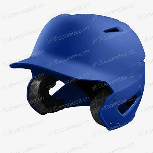 Fiberglass hitting helmet baseball