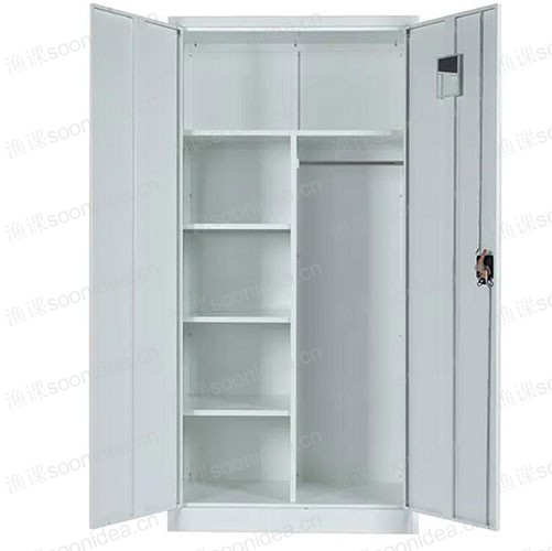 Double door steel wardrobe