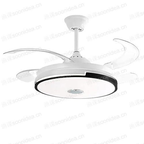 2-inch ceiling fan folding light