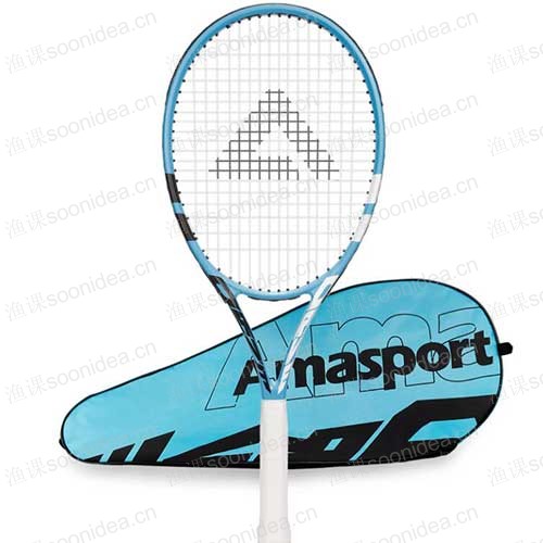 Graphite tennis racket