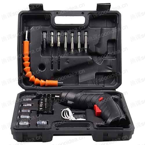 Charging electric screwdriver and drill set