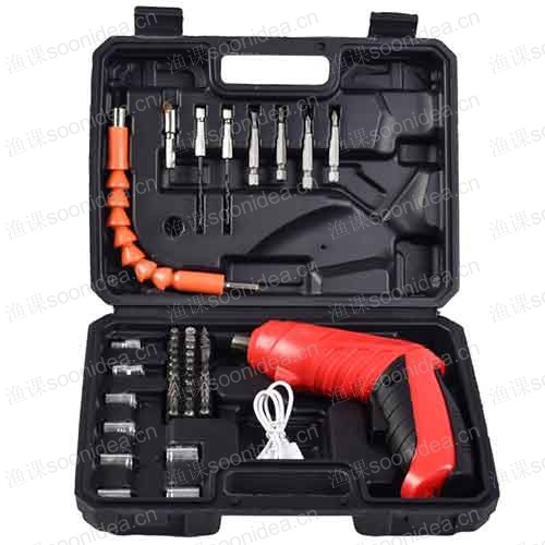 Maximum torque electric rotary drill bit set