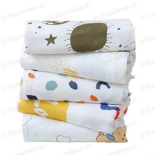 Bamboo fiber summer baby blanket