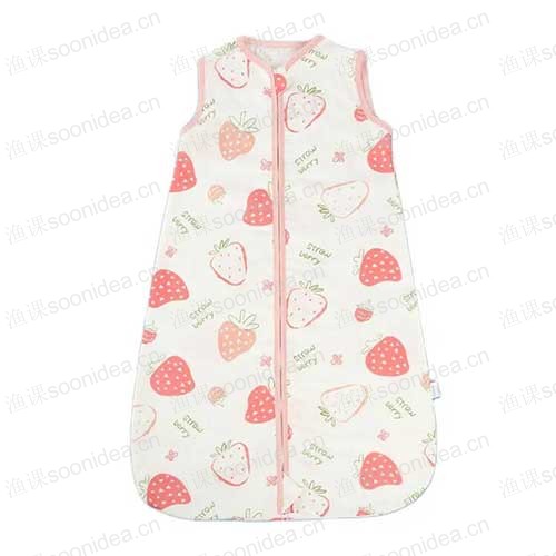 Organic cotton summer baby sleeping bag