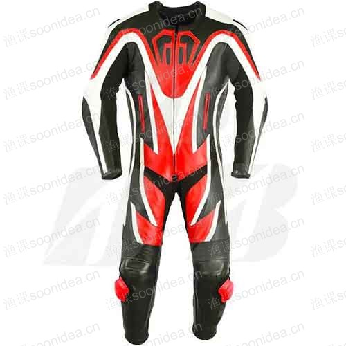 Customized motorcycle racing leather jacket