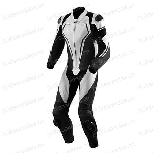 Wear resistant sports leather motorcycle clothing