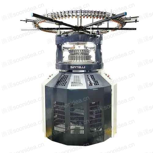 Medical fabric circular knitting machine