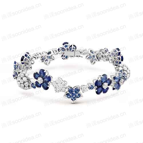 925 sterling silver clover bracelet