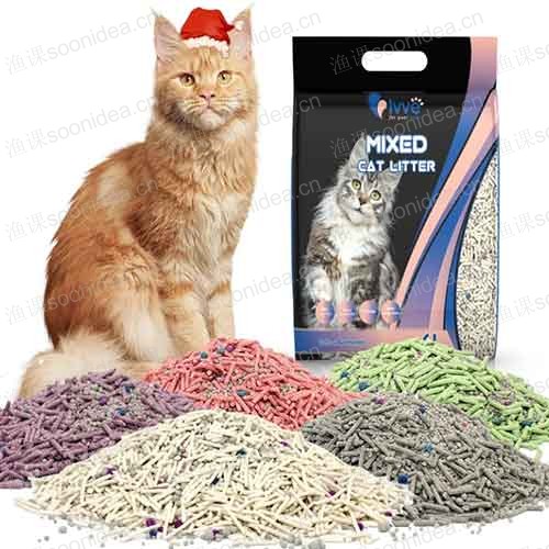 Crushed Flushable Clumping Tofu Cat Litter