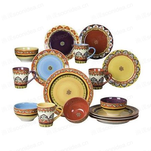 Various ceramic tableware