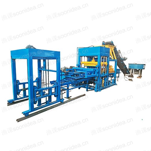 Small mobile brick machine