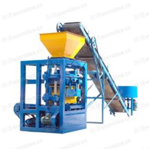 Small mobile brick machine