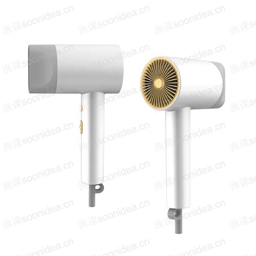 Ionic bladeless hair dryer