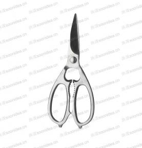 Multipurpose stainless steel kitchen scissors