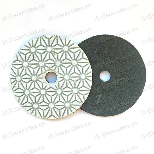 Diamond concrete floor grinding pad