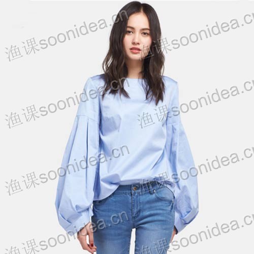 Light blue casual coat