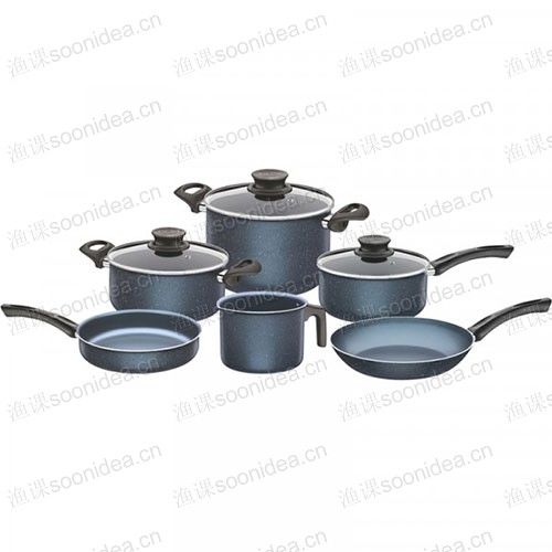 CANADIAN PROFESSIONAL 12-PIECE COPPER CLAD COOKWARE SET