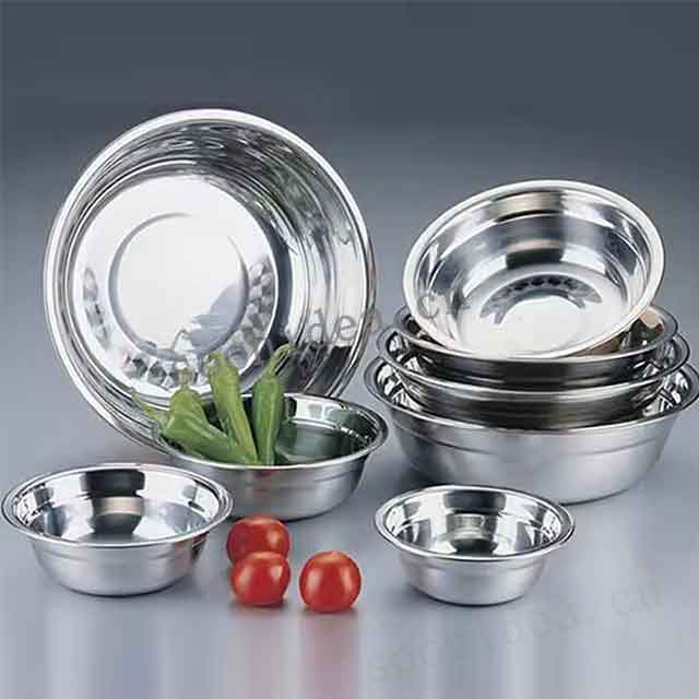 Stainless steel basin