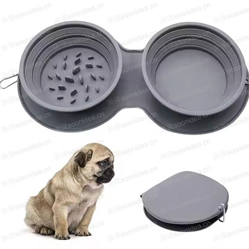 Foldable dog bowl