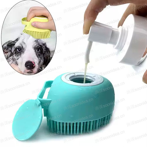 Dog bath brush